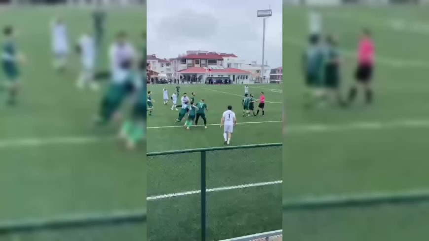 Sinop'ta amatör lig maçında kavga