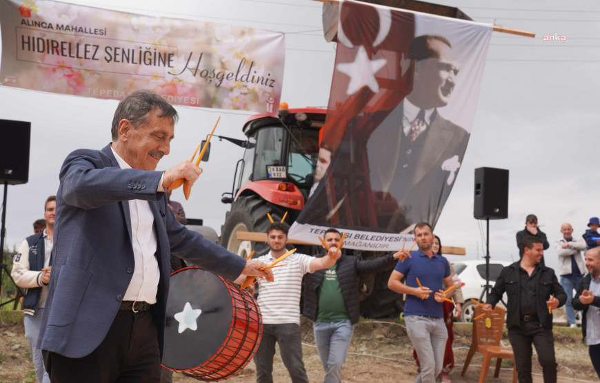 Tepebaşı Belediye Başkanı Ataç, Alınca Mahallesi’nde Hıdırellez Şenliği’ne katıldı