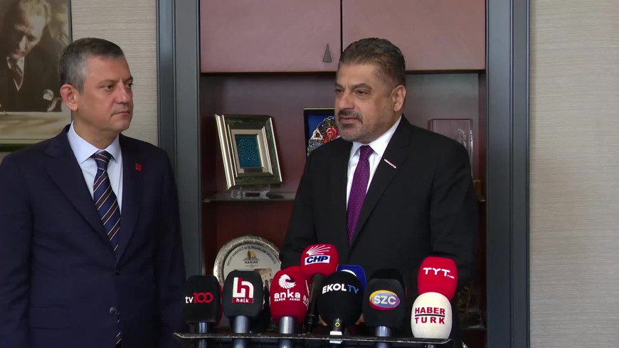 Özgür Özel, TÜRKONFED'i ziyaret etti: Ülkenin çıkışı hukukun üstünlüğünde, siyaset kurumunun iş insanlarına en iyi şartlarda çalışabilecekleri şekilde huzur vermesindedir