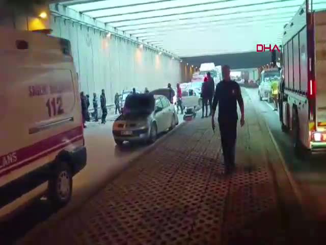 MALATYA'da zincirleme kaza: 7 yaralı