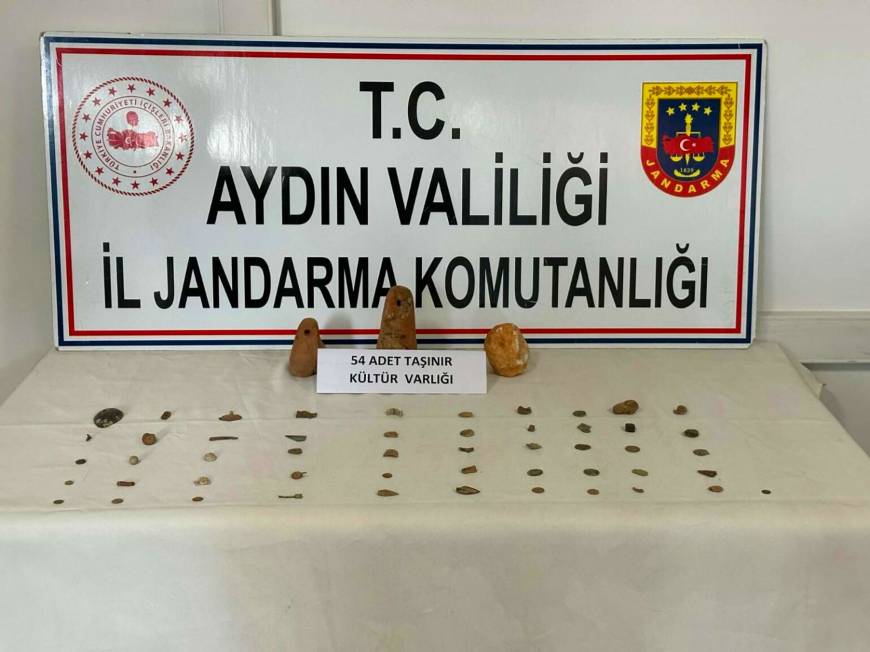 Aydın'da tarihi eser operasyonu; 1 gözaltı