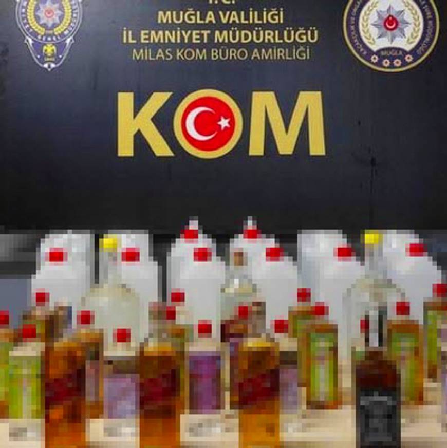 Muğla'da 'sahte içki' operasyonu; 11 gözaltı