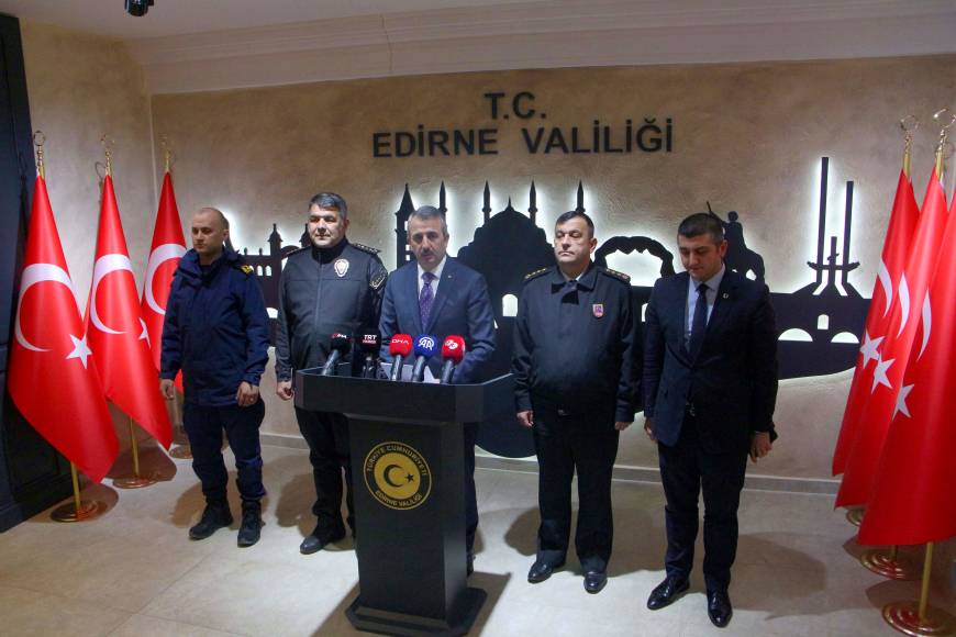 Vali Sezer: Edirne'de ocak ayında 1223 kilogram uyuşturucu ele geçirildi