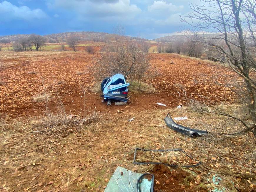 Mardin'de, takla atan otomobildeki 5 kişi yaralandı 