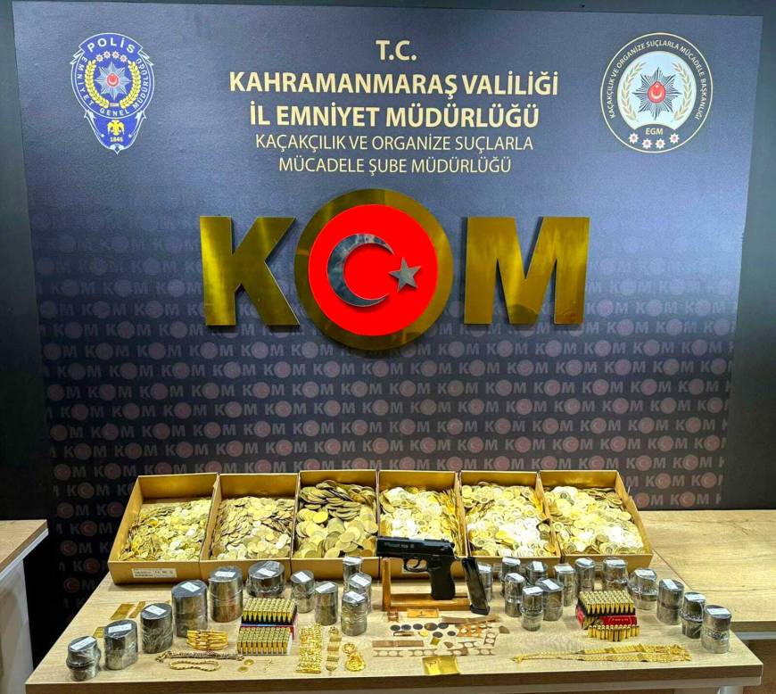 Kahramanmaraş'ta 35 kilo sahte altın ele geçirildi