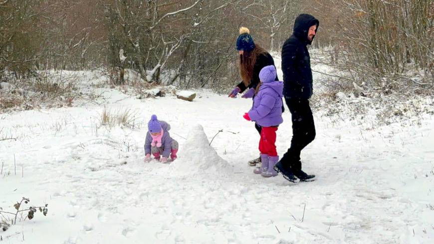 Tekirdağ'ın yüksek kesimlerine kar yağdı / Ek fotoğraflar