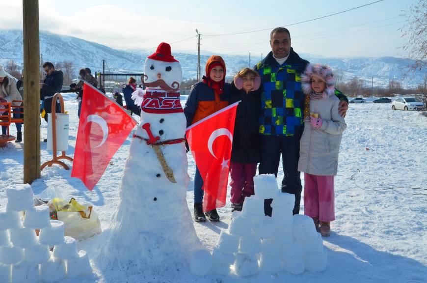 Sivas'ta kış festivali renkli görüntülere sahne oldu