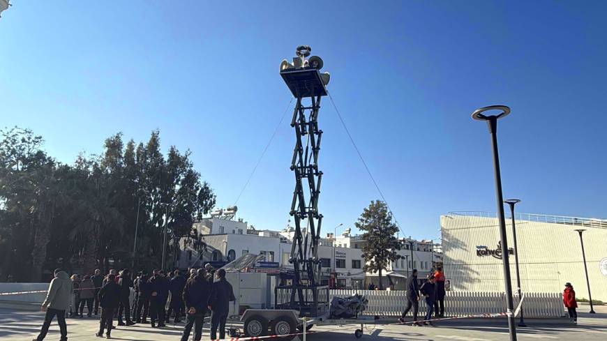 Bodrum'a mobil siren sistemi kuruldu