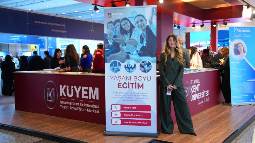 İstanbul Kent Üniversitesi, Eğitim ve Kariyer Fuarı’nda öğrencilerle bir araya geldi