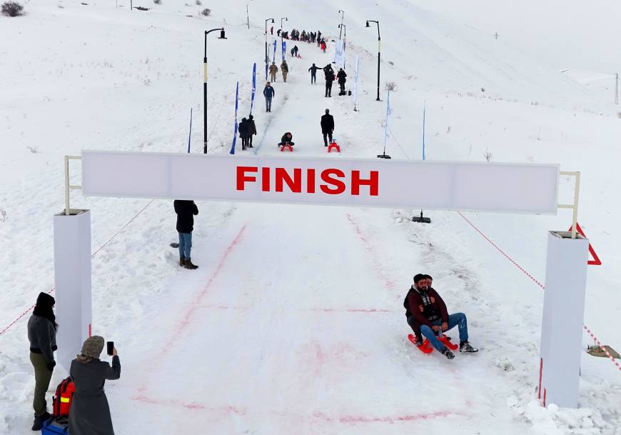 Erzurum'da renkli kış festivali