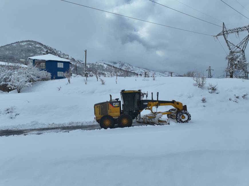 Bitlis’te kardan kapanan 219 köy yolundan 170'i ulaşıma açıldı