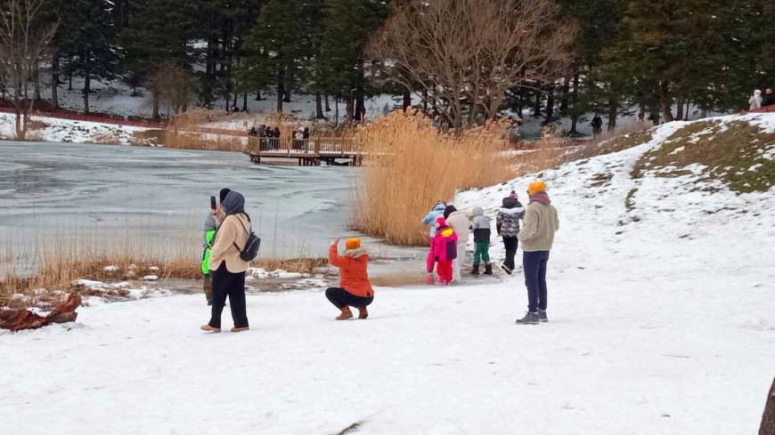 Gölcük Tabiat Parkı'na ziyaretçi akını