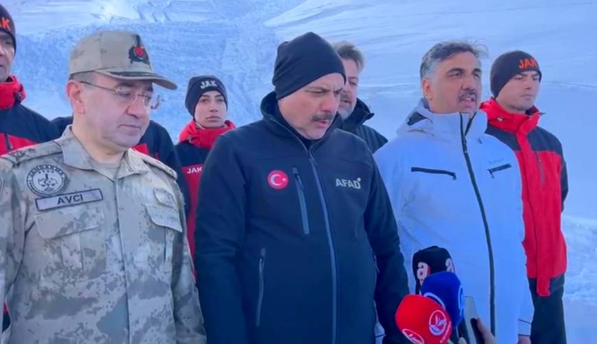 Palandöken'de kayakçılara kapalı olan alana çığ düştü  / Ek fotoğraflar 