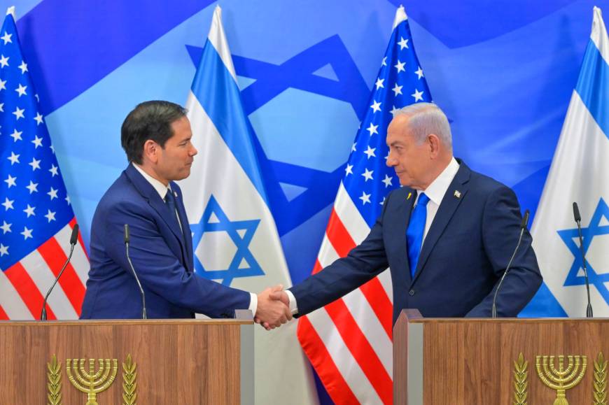 İsrail Başbakanı Netanyahu ve ABD Dışişleri Bakanı Rubio bir araya geldi