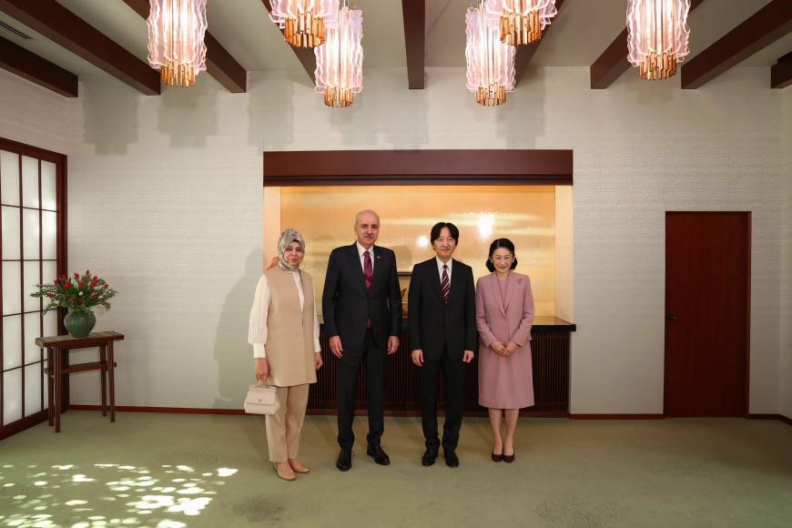 TBMM Başkanı Kurtulmuş, Japonya Veliaht Prensi Akishino ile bir araya geldi / Video eklendi