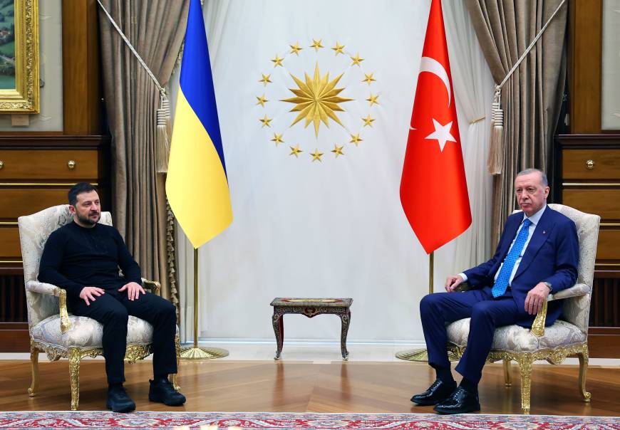 Cumhurbaşkanı Erdoğan, Ukrayna Devlet Başkanı Zelenskiy ile görüştü