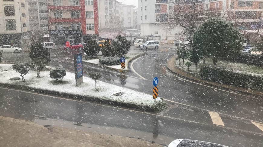 Tekirdağ'da kar yağışı (2)