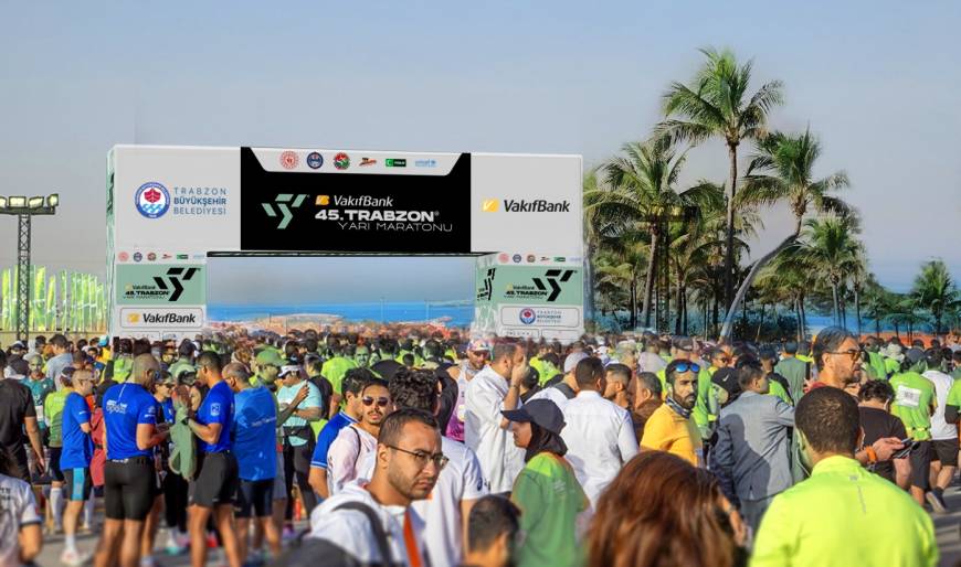  Uluslararası Trabzon Yarı Maratonu'na rekor katılım