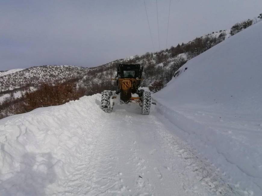 Elazığ'da 505 köy yolu kardan ulaşıma kapandı