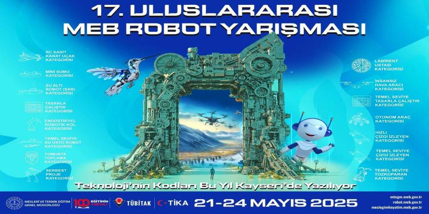 Uluslararası MEB robot yarışması başvuruları başladı  