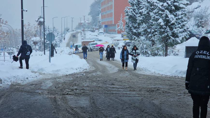 Zonguldak’ta 121 köy yolu kardan kapandı / Ek fotoğraflar