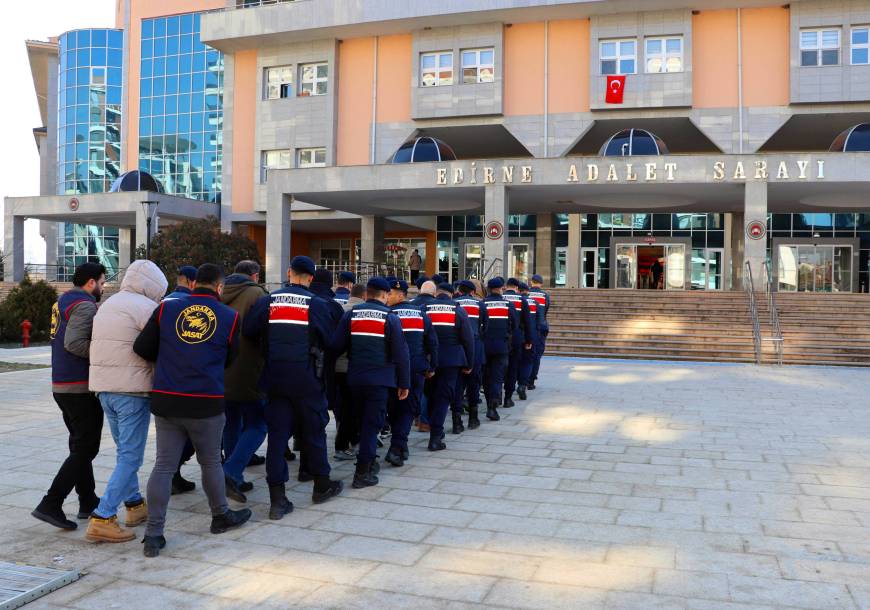 Edirne'de usulsüz ihale soruşturmasında 10 gözaltı