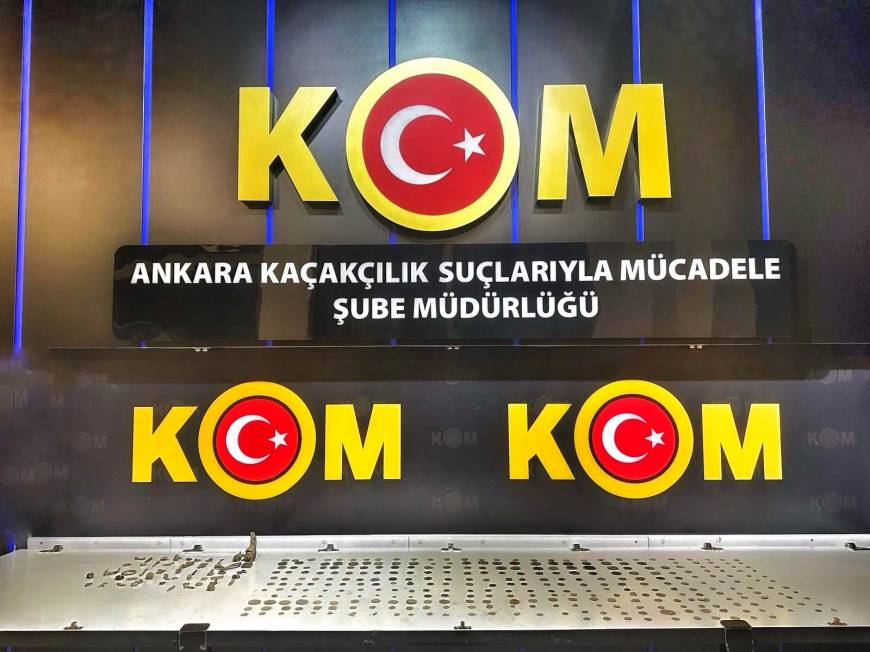 Ankara'da tarihi eser kaçakçılığı operasyonu; 20 milyon TL değerinde sikke ve obje ele geçirildi