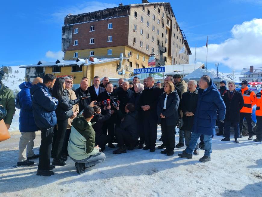 Meclis araştırma komisyonu, Grand Kartal Otel'de inceleme yaptı