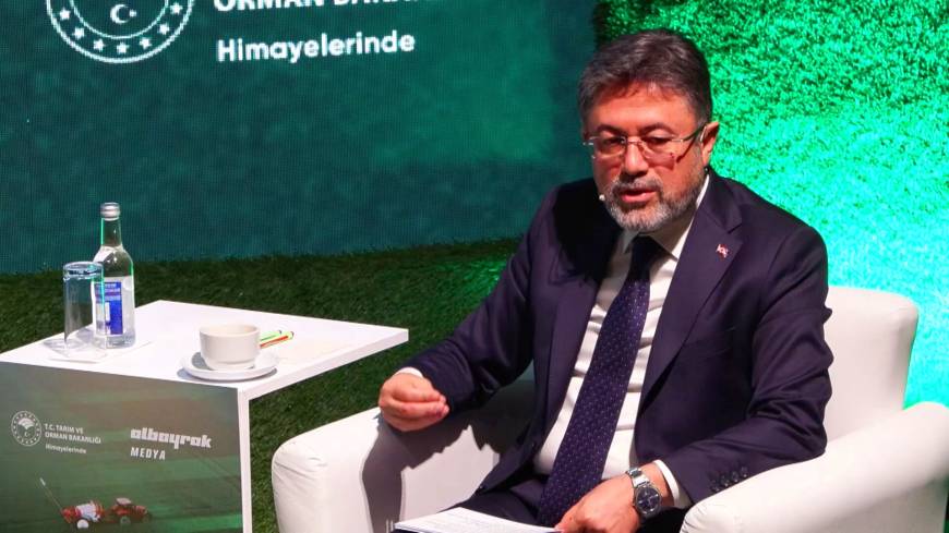 İstanbul- Bakan Yumaklı: Ülkemizde hektar başına kullanılan pestisit 2,3 kilogram