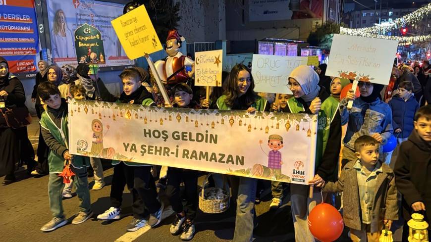 Tekirdağ’da ‘hoş geldin ramazan’ yürüyüşü 