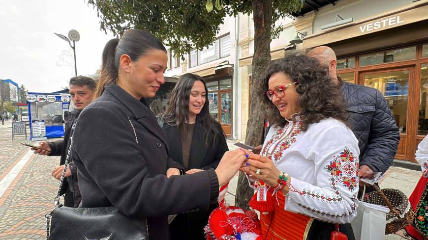 Edirne'de, 'Baba Marta' etkinliği yapıldı