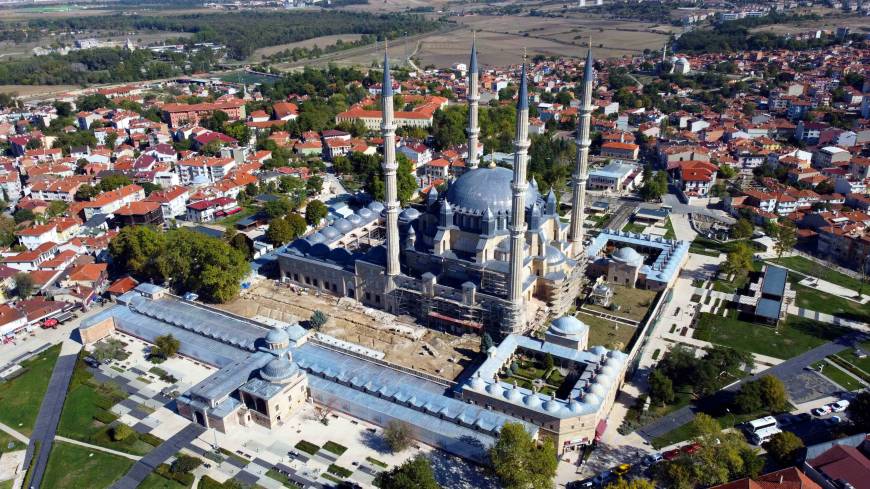 Restorasyonunda sona gelinen Selimiye Camii, Vakıflar Haftası'nda açılacak