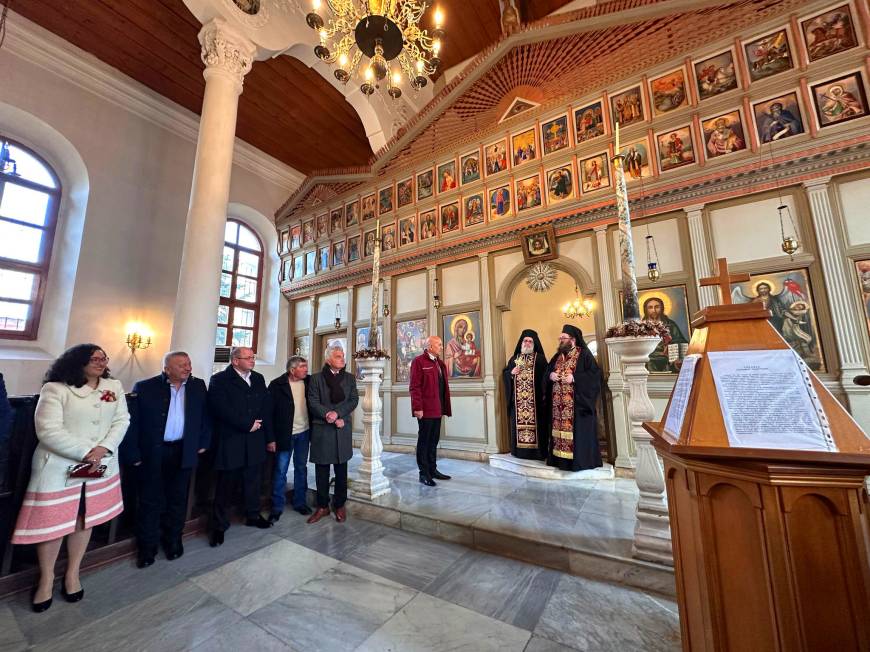 Edirne'de, Sveti Georgi Kilisesi'nde 'Bulgaristan Ulusal Günü' ayini düzenlendi