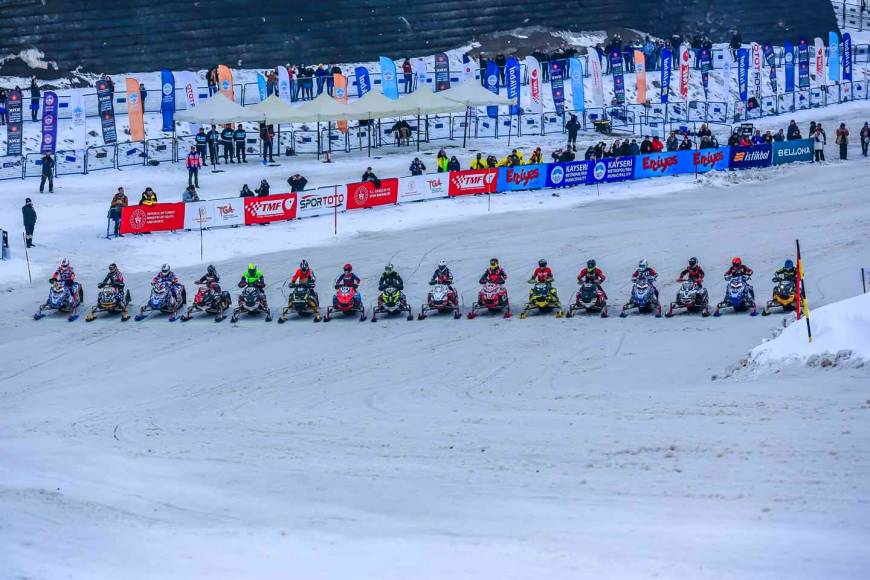 Erciyes, Dünya Kar Motosikleti Şampiyonası'na ikinci kez ev sahipliği yapacak