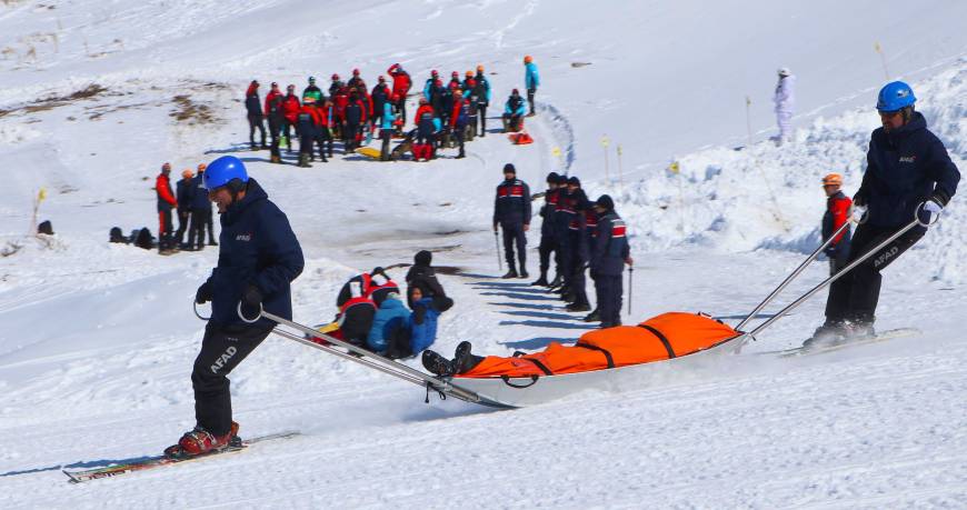 AFAD’dan Erzurum'da ‘2025 Kış Saha Tatbikatı’