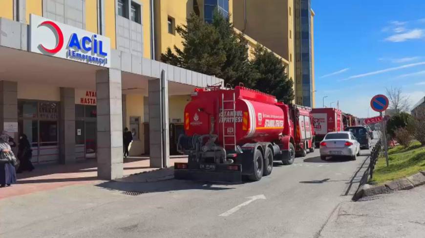 İstanbul- Arnavutköy Devlet Hastanesi'nde çıkan yangın söndürüldü 