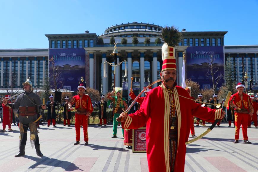 Mehteran Birliği, Cumhurbaşkanlığı Külliyesi'nde konser verdi