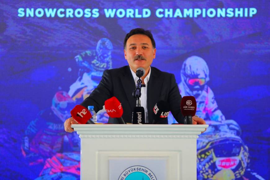 Erciyes, Dünya Kar Motosikleti Şampiyonası'na ev sahipliği yapmaya hazırlanıyor