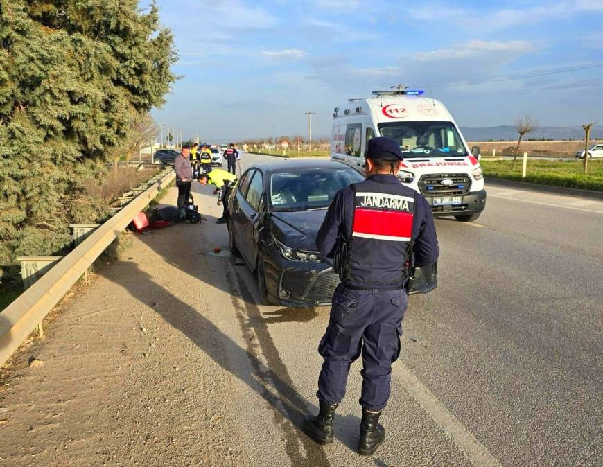 Bursa’da otomobil ile elektrikli motosiklet çarpıştı: 1 ölü 