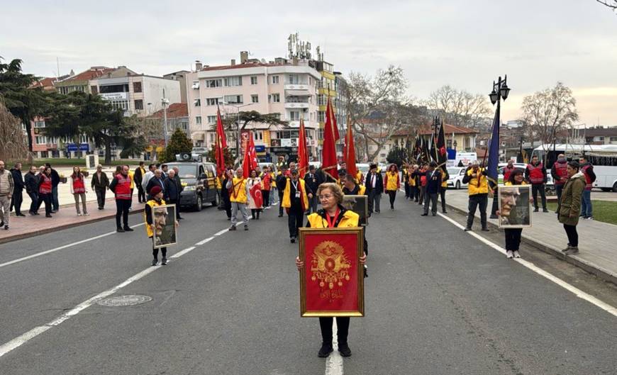 Tekirdağ'dan Çanakkale'ye '57'nci Alay Vefa Yürüyüşü' başladı