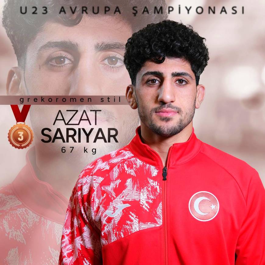 Azat Sarıyar’dan bronz madalya