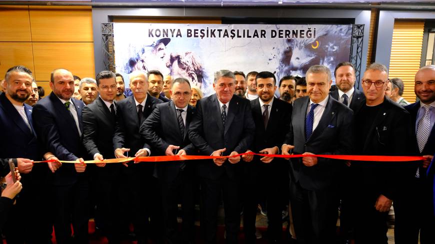 Serdal Adalı, Konya Beşiktaşlılar Derneği'nin açılışını yaptı 