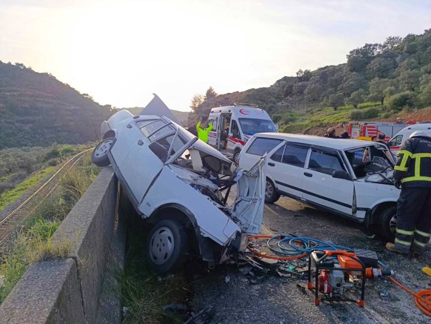 Aydın’da zincirleme kaza: 8 yaralı