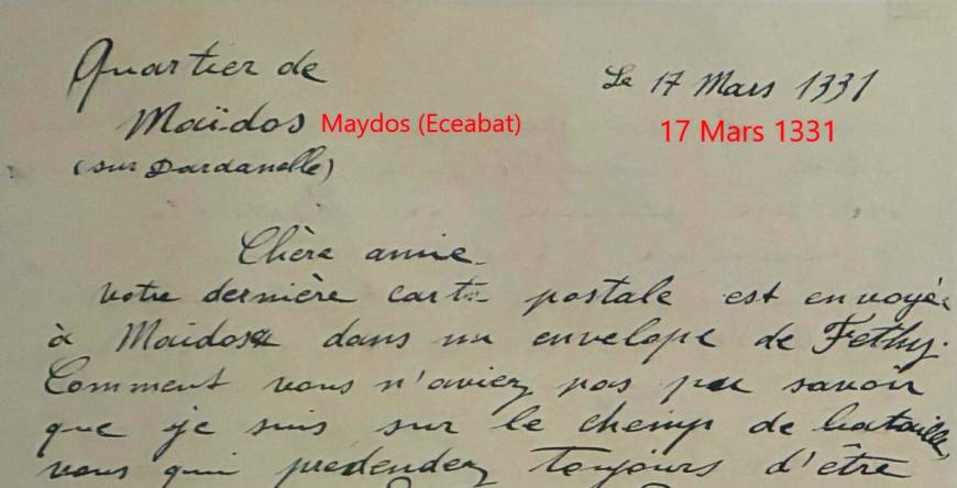 Atatürk'ün 18 Mart'tan önce yazdığı mektup ortaya çıktı: Başarılı olacağım