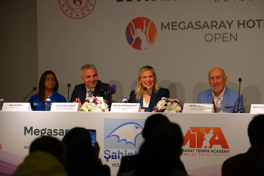 WTA turnuvası olan Megasaray Open tanıtım toplantısı gerçekleşti