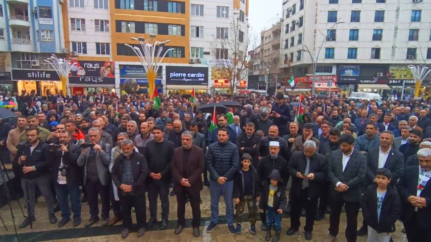 Batman’da ‘İsrail’ protestosu