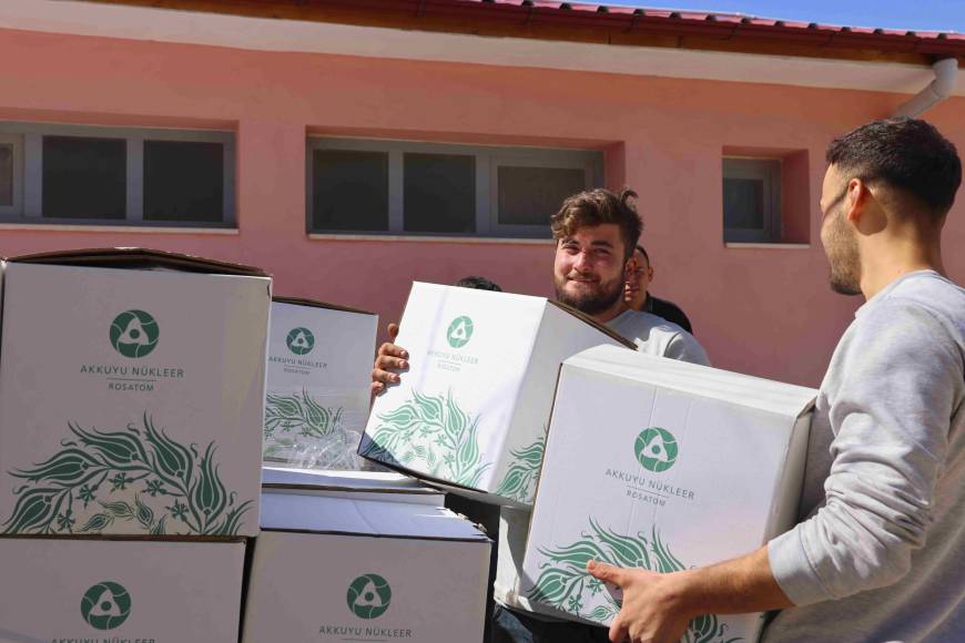 Akkuyu Nükleer A.Ş.’den ramazan dolayısıyla gıda kolisi desteği