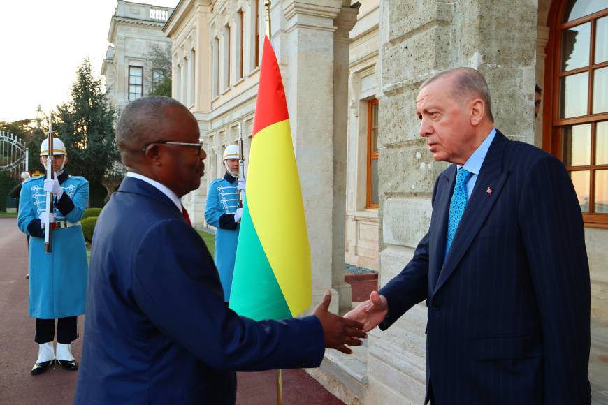 İstanbul - Cumhurbaşkanı Erdoğan, Gine Bissau Devlet Başkanı Embalo ile görüştü