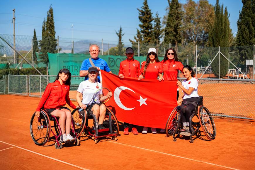 Tekerlekli Sandalye A Milli Kadın Tenis Takımı Avrupa elemelerinde finalde