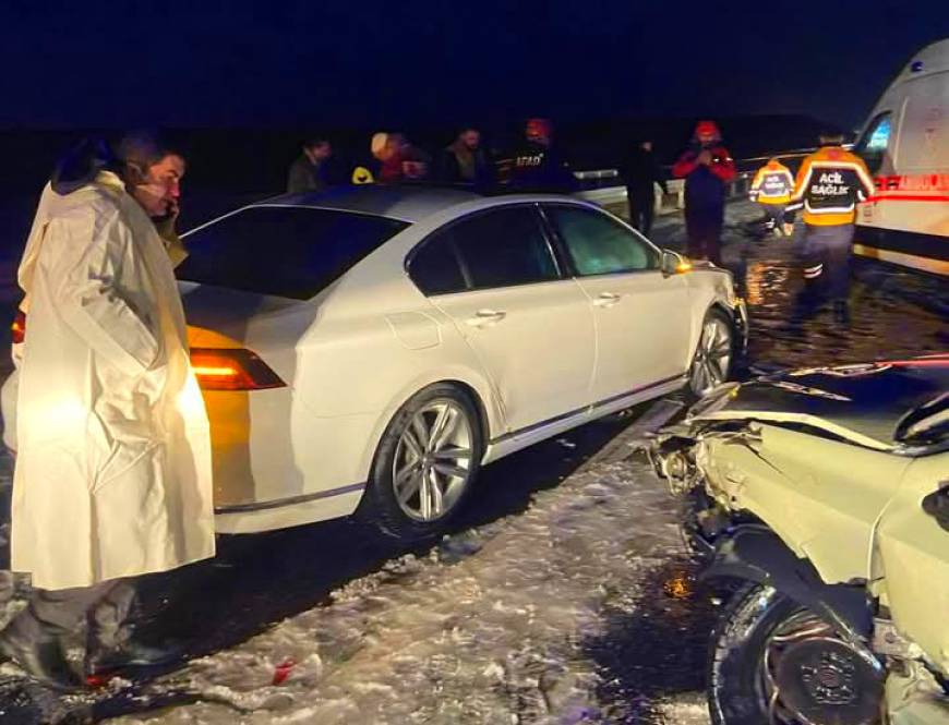 Aksaray'da zincirleme kazada yaralanan 10 kişi taburcu oldu